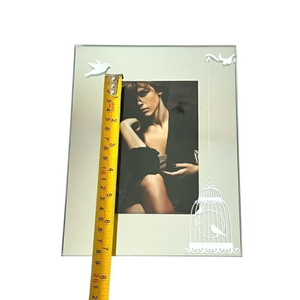 New Modern Mirror Picture Photo Frame 3.5” x 5.5”